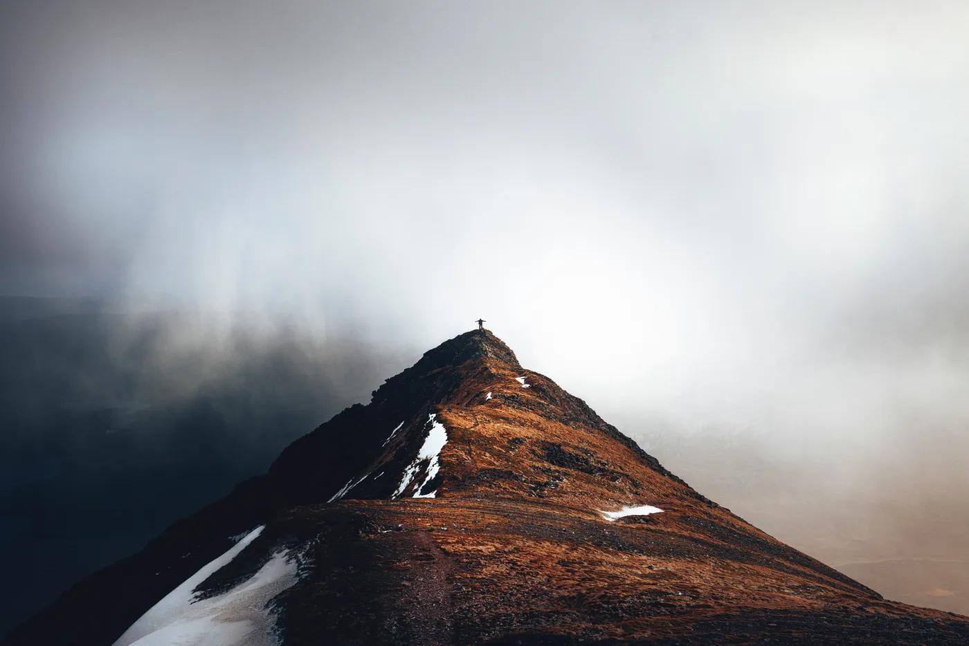 A summit above the clouds